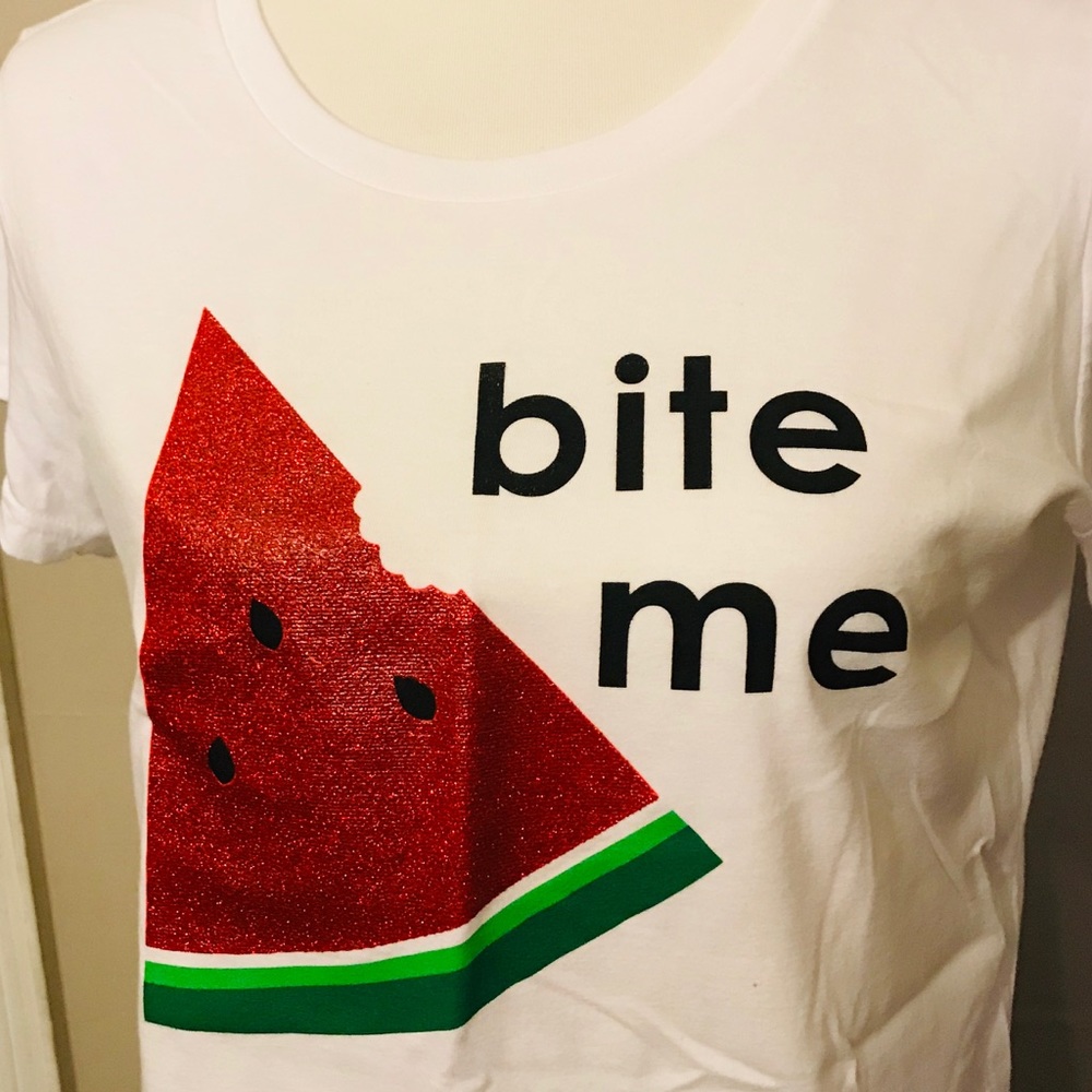NEW Fashion Tee - Watermelon Bit Me